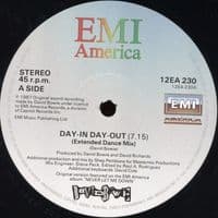 DAVID BOWIE Day-In Day-Out Vinyl Record 12 Inch EMI America 1987