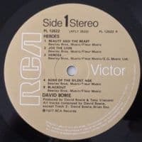 DAVID BOWIE Heroes Vinyl Record LP Italian RCA Victor 1977