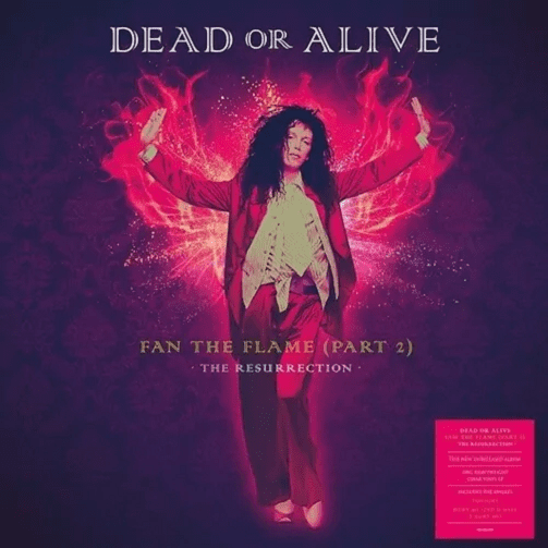 DEAD OR ALIVE Fan The Flame (Part 2) - The Resurrection Vinyl Record LP Demon 2021 Clear Vinyl