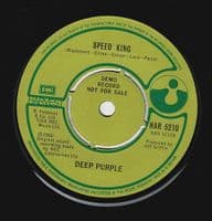 DEEP PURPLE Black Night Vinyl Record 7 Inch Harvest 1980 Rare UK A Label Demo HAR 5210 Promo Press