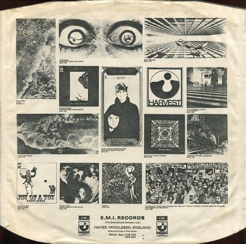 DEEP PURPLE In Rock Vinyl Record LP Harvest 1970