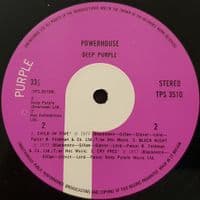 DEEP PURPLE Powerhouse Vinyl Record LP Purple 1977