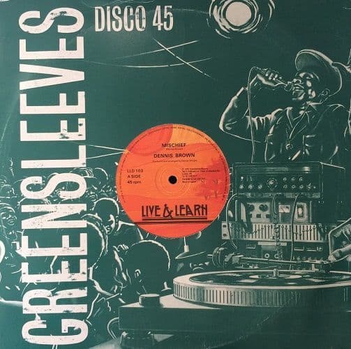DENNIS BROWN Mischief Vinyl Record 12 Inch Live & Learn 1987