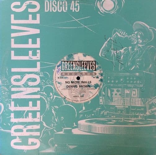 DENNIS BROWN No More Walls Vinyl Record 12 Inch Greensleeves 1990
