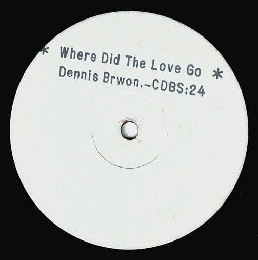 DENNIS BROWN Where Did All The Love Go Vinyl Record 12 Inch Black Scorpio