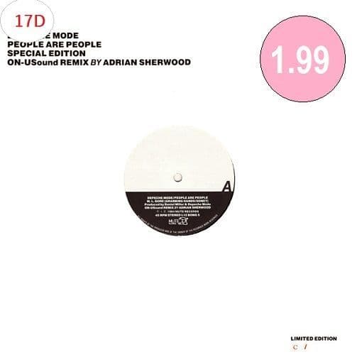 DEPECHE MODE People Are People (ON-USound Remix) Vinyl Record 12 Inch Mute 1984