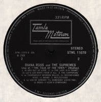 DIANA ROSS AND THE SUPREMES Live At London's Talk Of The Town Vinyl Record LP Tamla Motown