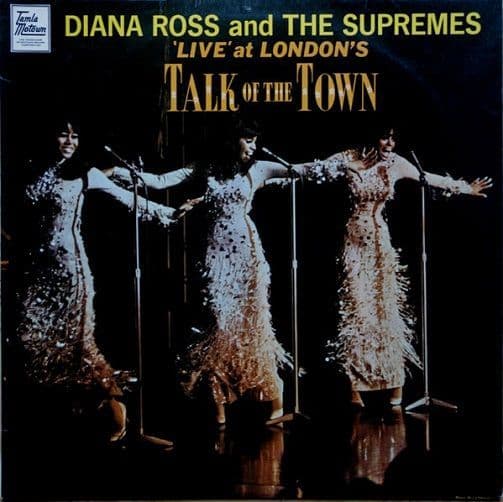 DIANA ROSS AND THE SUPREMES Live At London's Talk Of The Town Vinyl Record LP Tamla Motown