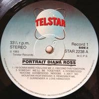 DIANA ROSS Portrait - All Her Greatest Hits Volume 1 Vinyl Record LP Telstar 1983