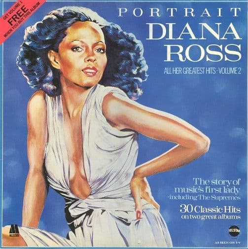 DIANA ROSS Portrait - All Her Greatest Hits Volume 2 Vinyl Record LP Telstar 1983