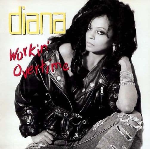 DIANA ROSS Workin' Overtime Vinyl Record LP EMI 1989