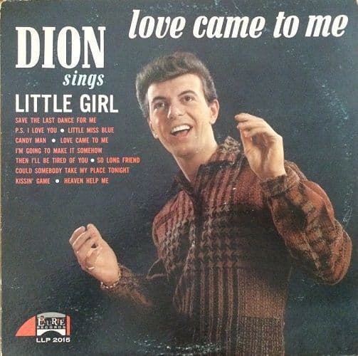 DION Love Came To Me Vinyl Record LP US Laurie 1963