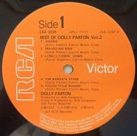 DOLLY PARTON Best Of Dolly Parton Vol. 2 Vinyl Record LP RCA Victor 1975
