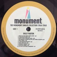 DOLLY PARTON The Monument Singles Collection 1964-1968 Vinyl Record LP Monument 2023