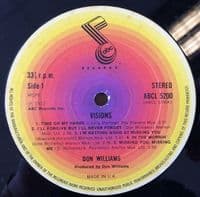 DON WILLIAMS Visions Vinyl Record LP ABC 1977