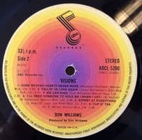 DON WILLIAMS Visions Vinyl Record LP ABC 1977
