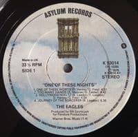 EAGLES One Of These Nights Vinyl Record LP Asylum 1976