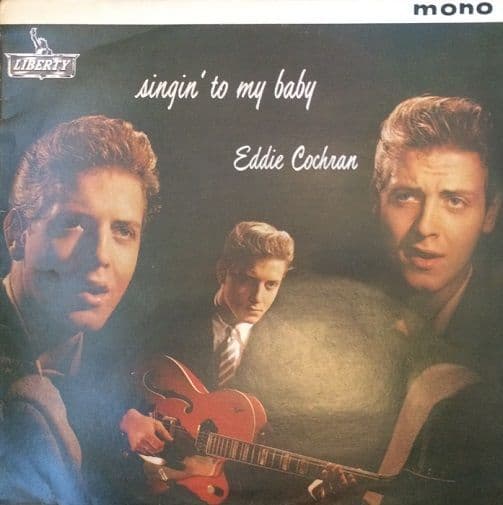 EDDIE COCHRAN Singin' To My Baby Vinyl Record LP French Liberty