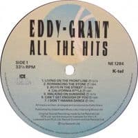 EDDY GRANT All The Hits Vinyl Record LP K-Tel 1984