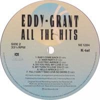 EDDY GRANT All The Hits Vinyl Record LP K-Tel 1984