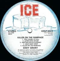 EDDY GRANT Killer On The Rampage Vinyl Record LP ICE 1982