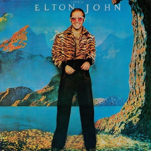 ELTON JOHN Caribou Vinyl Record LP DJM 1974