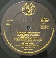 ELTON JOHN Greatest Hits Vinyl Record LP DJM 1976