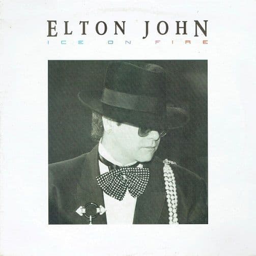 ELTON JOHN Ice On Fire Vinyl Record LP Rocket 1985