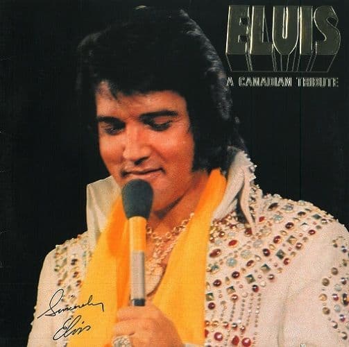 ELVIS PRESLEY A Canadian Tribute Vinyl Record LP US RCA 1978 Gold Vinyl