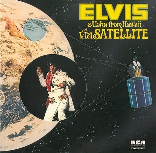 ELVIS PRESLEY Aloha From Hawaii Via Satellite Vinyl Record LP RCA Victor 1973