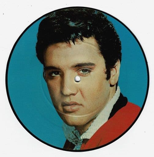 ELVIS PRESLEY Baby I Don't Care Vinyl Record 7 Inch RCA 1983 Picture Disc