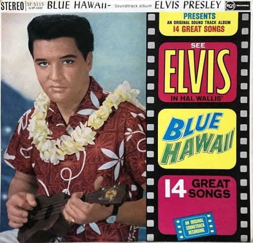 ELVIS PRESLEY Blue Hawaii Vinyl Record LP RCA 1961