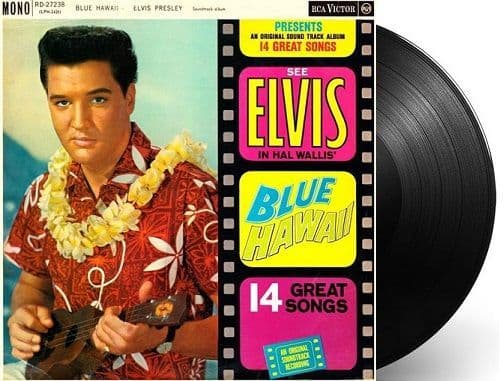 ELVIS PRESLEY Blue Hawaii Vinyl Record LP RCA Victor 1965