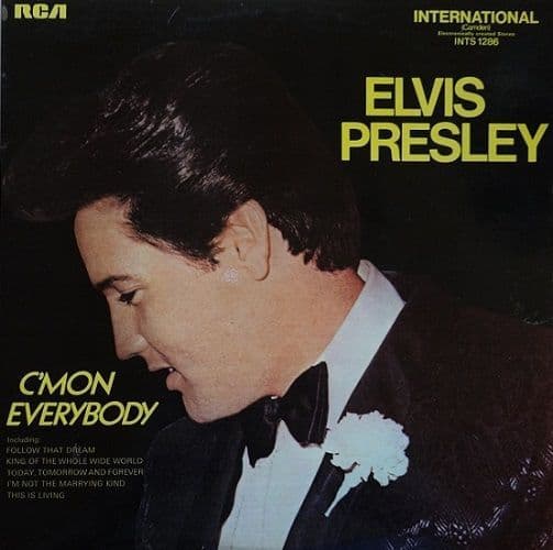 ELVIS PRESLEY C'mon Everybody Vinyl Record LP RCA International 1971