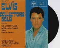 ELVIS PRESLEY Collectors Gold EP Vinyl Record 7 Inch RCA 1982 UK Issue RCX 3 Extended Play 45rpm