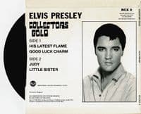 ELVIS PRESLEY Collectors Gold EP Vinyl Record 7 Inch RCA 1982 UK Issue RCX 3 Extended Play 45rpm