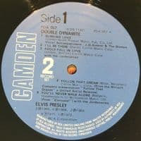 ELVIS PRESLEY Double Dynamite Vinyl Record LP Camden 1980
