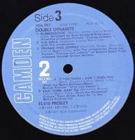 ELVIS PRESLEY Double Dynamite Vinyl Record LP Camden 1980
