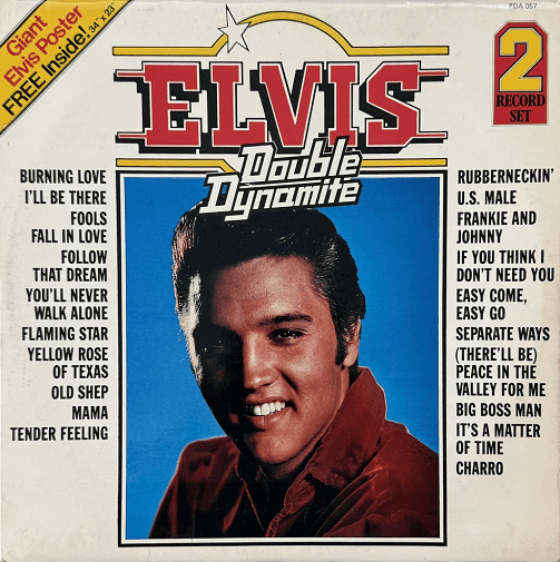 ELVIS PRESLEY Double Dynamite Vinyl Record LP Camden 1980