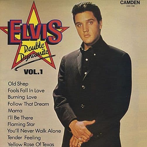 ELVIS PRESLEY Double Dynamite Vol. 1 Vinyl Record LP Camden 1980