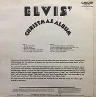 ELVIS PRESLEY Elvis' Christmas Album Vinyl Record LP RCA Camden 1975