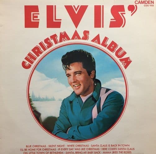 ELVIS PRESLEY Elvis' Christmas Album Vinyl Record LP RCA Camden 1975