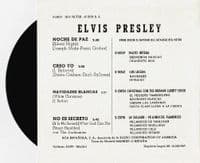 ELVIS PRESLEY Elvis EP Vinyl Record 7 Inch RCA Victor 2001 Limited Edition International Pic Sleeve
