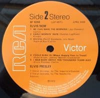 ELVIS PRESLEY Elvis Now Vinyl Record LP RCA Victor 1972