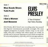 ELVIS PRESLEY Elvis Presley EP Vinyl Record 7 Inch RCA 1981 UK Extended Play 45rpm Picture Sleeve