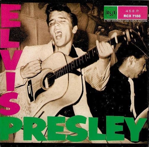 ELVIS PRESLEY Elvis Presley EP Vinyl Record 7 Inch RCA 1981 UK Extended Play 45rpm Picture Sleeve
