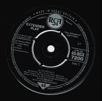 ELVIS PRESLEY Elvis Presley EP Vinyl Record 7 Inch RCA 1982 UK 45 Reissue RCX 7200 Picture Sleeve