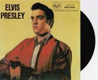 ELVIS PRESLEY Elvis Presley EP Vinyl Record 7 Inch RCA 1982 UK 45 Reissue RCX 7200 Picture Sleeve