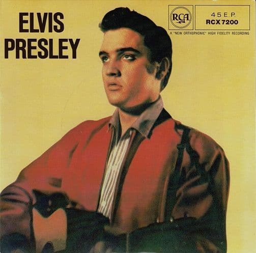 ELVIS PRESLEY Elvis Presley EP Vinyl Record 7 Inch RCA 1982 UK 45 Reissue RCX 7200 Picture Sleeve