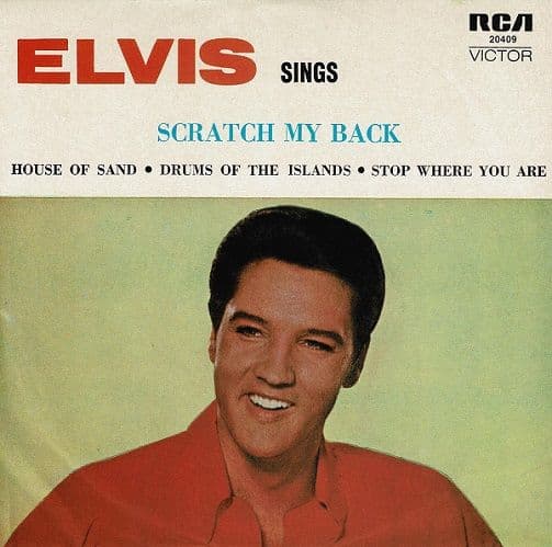 ELVIS PRESLEY Elvis Sings Scratch My Back EP Vinyl Record 7 Inch Australian RCA Victor 1978 20409 45